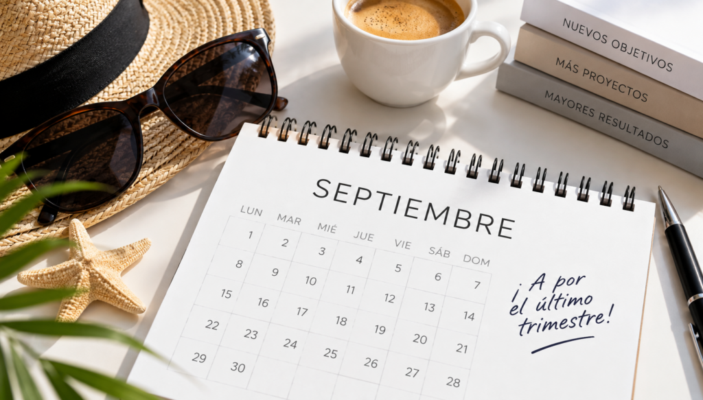 Calendario de septiembre y preparación del último trimestre